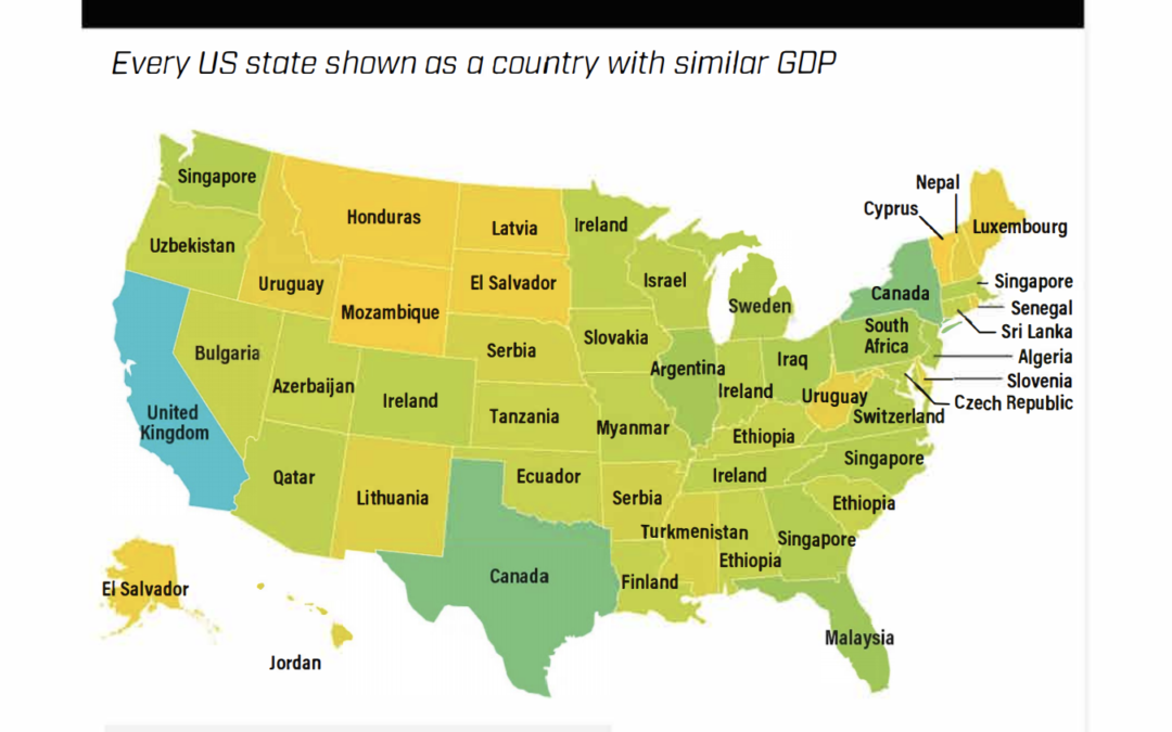 States the Size of Countries